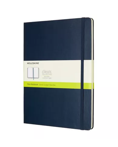 Carnet Moleskine bleu - blanco - hard cover