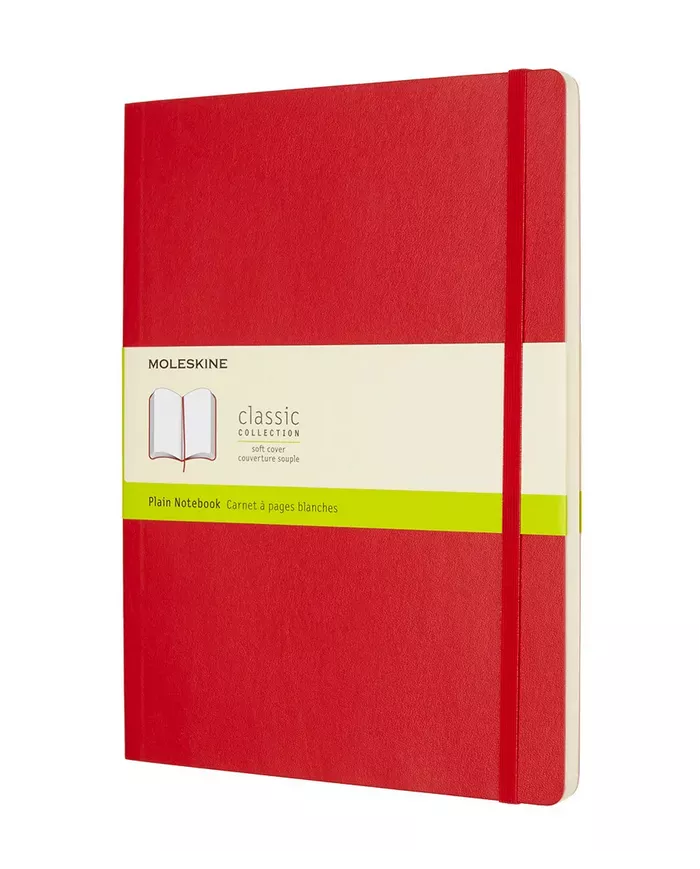 Carnet Moleskine bleu - blanco - soft cover