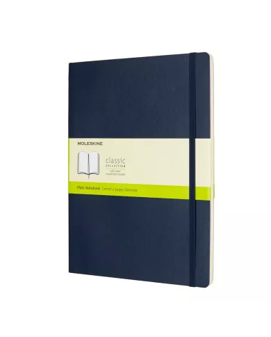 Carnet Moleskine bleu - blanco - soft cover