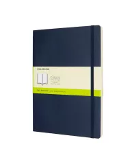 Carnet Moleskine bleu - blanco - hard cover