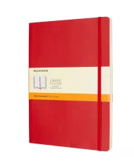 Carnet Moleskine rouge - ligné - soft cover