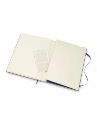 Carnet Moleskine bleu - ligné - hard cover