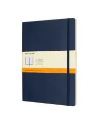 Carnet Moleskine bleu - ligné - hard cover