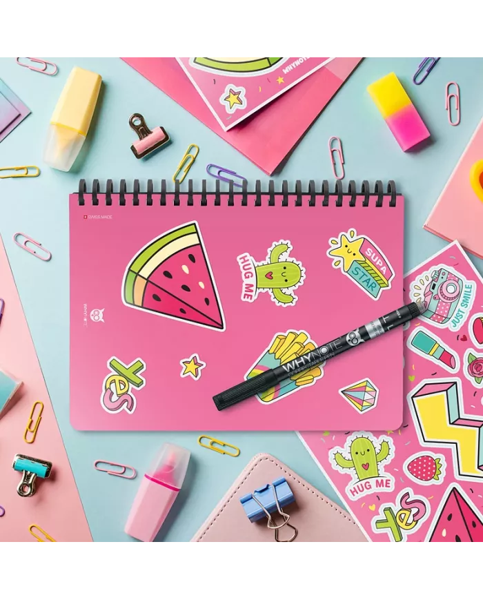 WhyNote - A5 book StickerYeti Girly