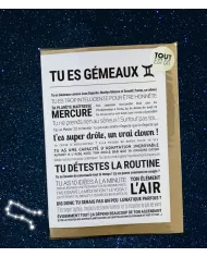 Carte Tout Est Dit "Taureau"