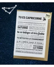 Carte Tout Est Dit "Sagitaire"