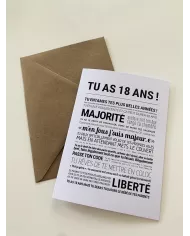 Carte Tout Est Dit "20 ans"