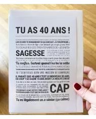 Carte Tout Est Dit "50 ans" homme