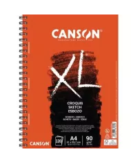 Album croquis xl spiralé Canson A5 60 feuilles 90g