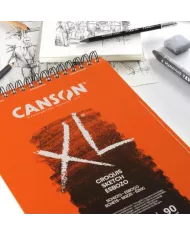Bloc de papier croquis xl spiralé A5 60 feuilles 90g