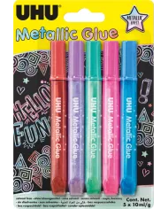 UHU Glitter glue métallisé