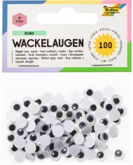 Yeux mobiles 5mm , 100 pcs