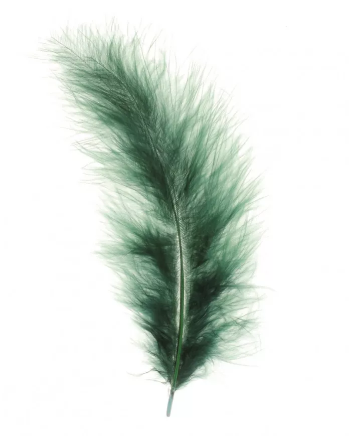 Plumes Marabout Vert foncé