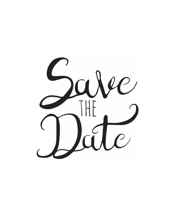 Tampon "Save the Date"