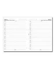 Filofax - Recharge A4 Actions multi-langues