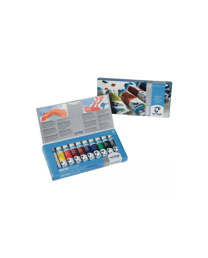 Boîte d'aquarelle Van Gogh assortiment de 10 couleurs