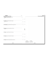 Filofax - Recharge A5 semaine sur 1 page multi-langues 2026