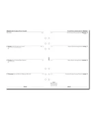 Filofax - Recharge A5 semaine sur 2 pages + heures en fançais 2026