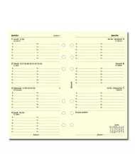 Filofax - Recharge PERSONAL semaine sur 2 pages en anglais 2026