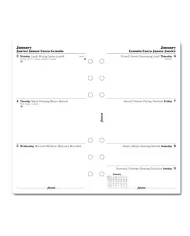 Filofax - Recharge PERSONAL semaine sur 2 pages en anglais 2026