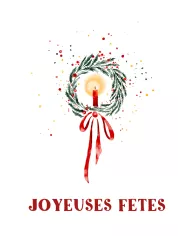 Carte 12x17cm Noël "Sapin de Noël"