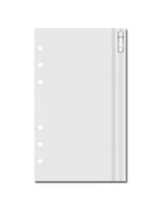 Filofax - Recharge PERSONAL 100 feuilles unies blanche