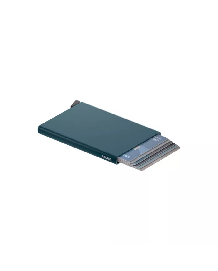 Secrid - Porte-cartes de crédit en aluminium Teal
