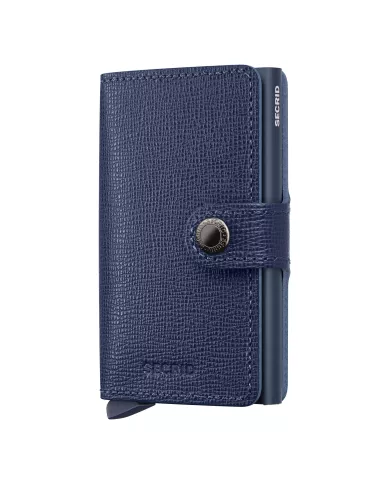 Secrid - Porte-cartes de crédit en cuir Crisple Navy