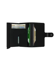 Secrid - Porte-cartes de crédit en cuir noir matte