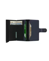 Secrid Porte-cartes de crédit en cuir night blue matte