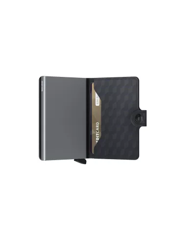 Secrid - Porte-cartes de crédit en cuir Optical black