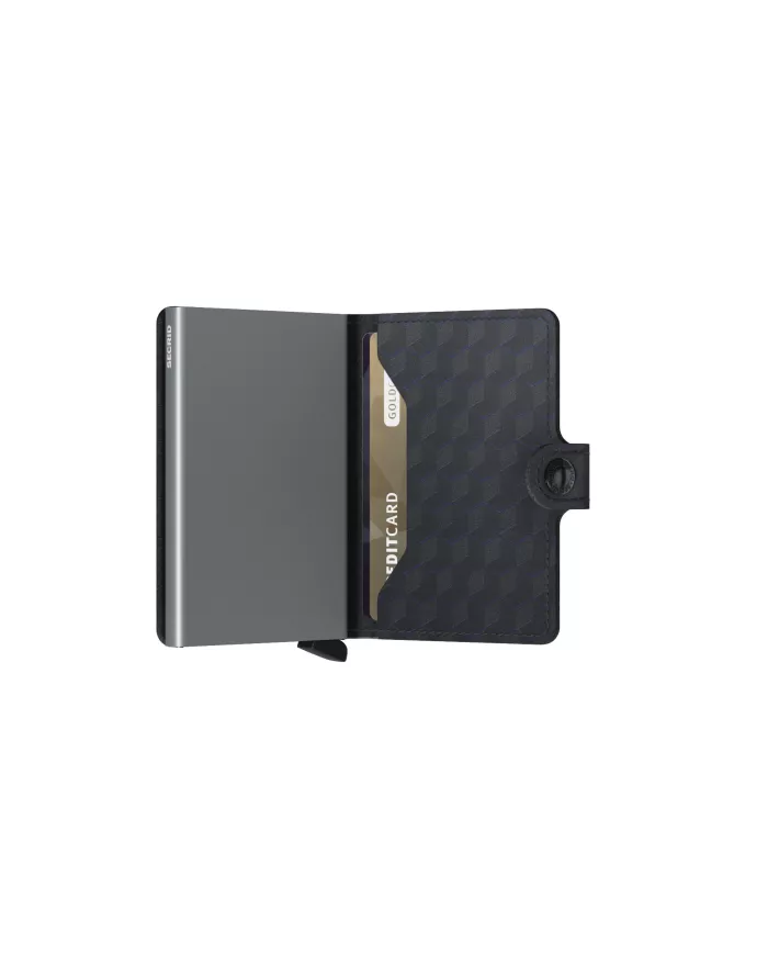Secrid - Porte-cartes de crédit en cuir Optical black