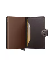 Secrid - Porte-cartes de crédit en cuir Chocolate