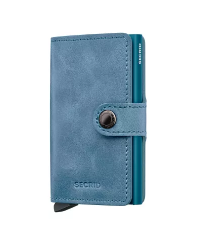Secrid - Porte-cartes de crédit en cuir vintage Teal