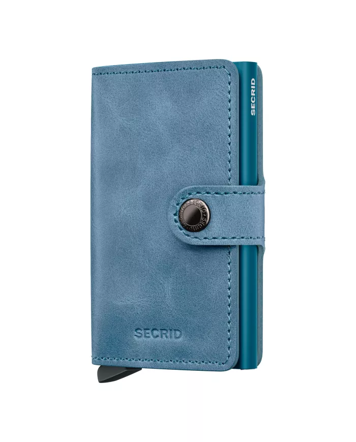 Secrid - Porte-cartes de crédit en cuir vintage Teal