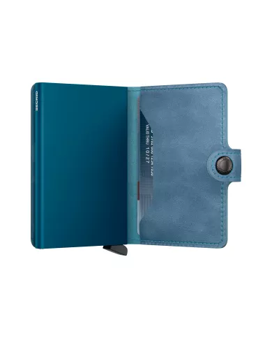 Secrid - Porte-cartes de crédit en cuir vintage Teal