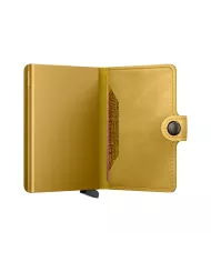 Secrid - Porte-cartes de crédit en cuir vintage Yellow