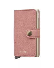Secrid - Porte-cartes de crédit en cuir Pebble Rose