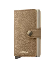Secrid - Porte-cartes de crédit en cuir Pebble Cappuccino