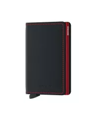 Secrid - Porte-cartes de crédit en cuir Pebble Rose