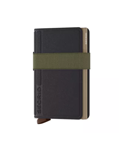 Secrid - Porte-cartes de crédit Bandwallet LIBA Black & Olive