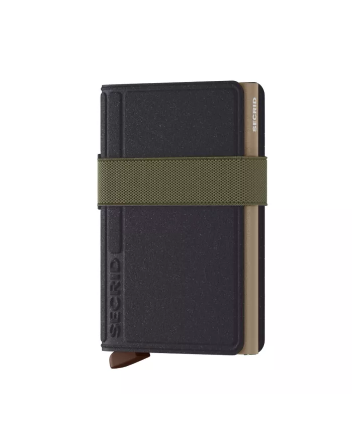 Secrid - Porte-cartes de crédit Bandwallet LIBA Black & Olive