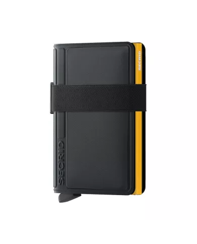Secrid - Porte-cartes de crédit Bandwallet TPU Black & Ochre