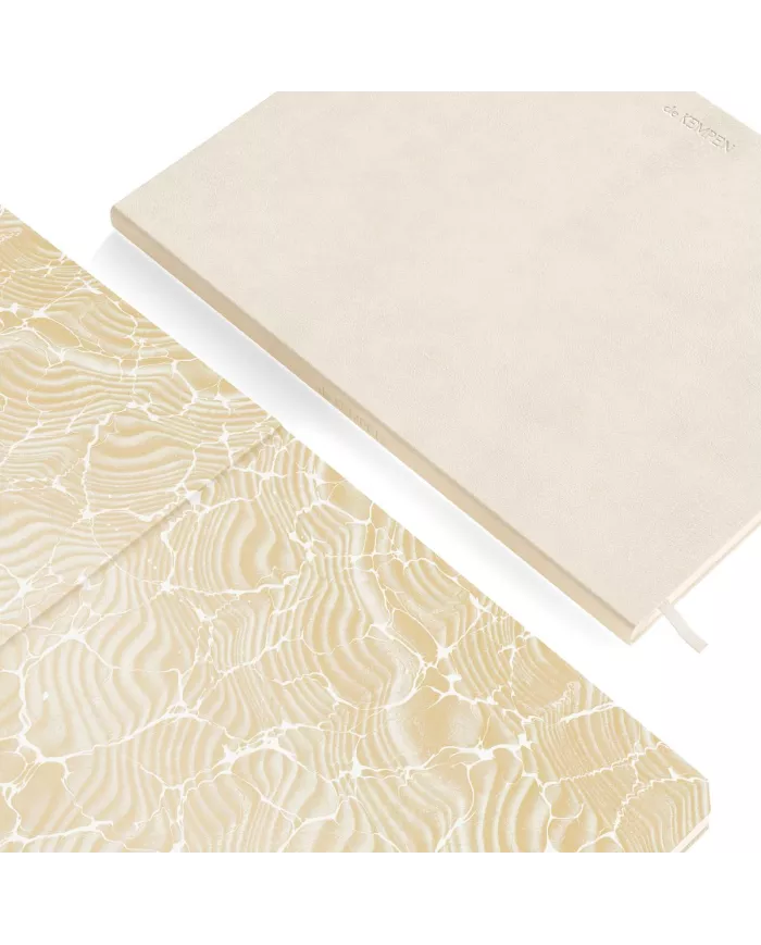 Carnet de notes de KEMPEN Cotton Vanilla, Ligné