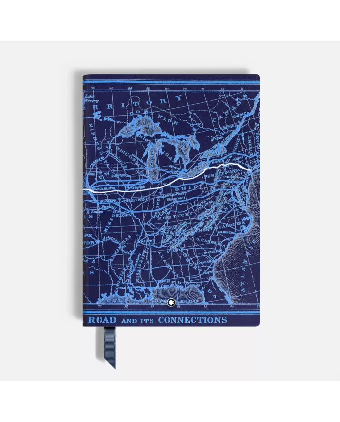 Carnet format moyen, Meisterstück Around the World in 80 Days, bleu, ligné