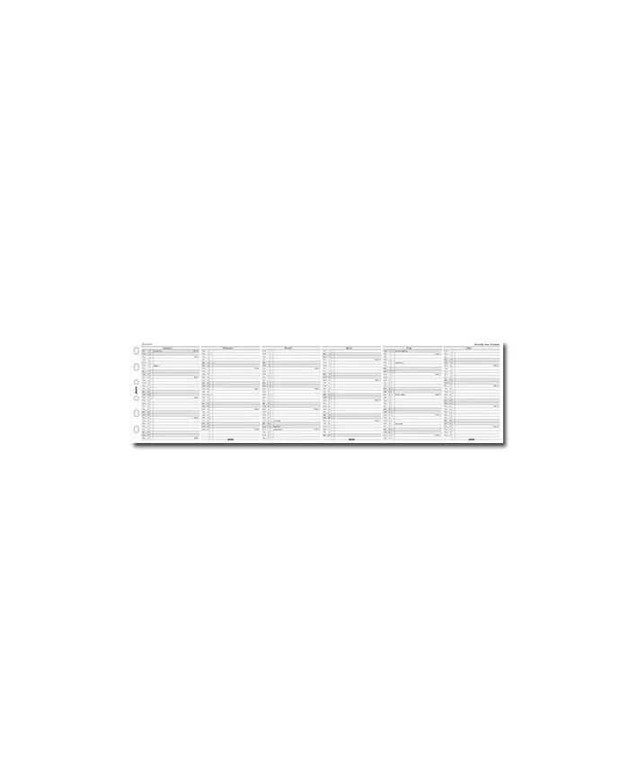 Filofax - Recharge POCKET Planning vertical en anglais 2026 ou 2027