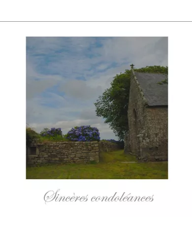 Cartes Condoléances Ambiances - 83-001