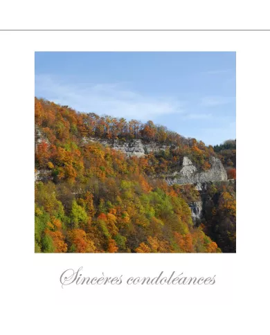 Cartes Condoléances Ambiances - 183-001