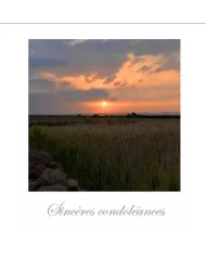 Cartes Condoléances Ambiances - 2798-001