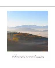 Cartes Condoléances Ambiances - 4489-001